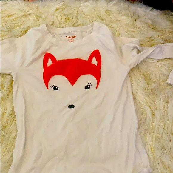 Cat and jack (10-12) long sleeve fox shirt - Picture 1 of 4